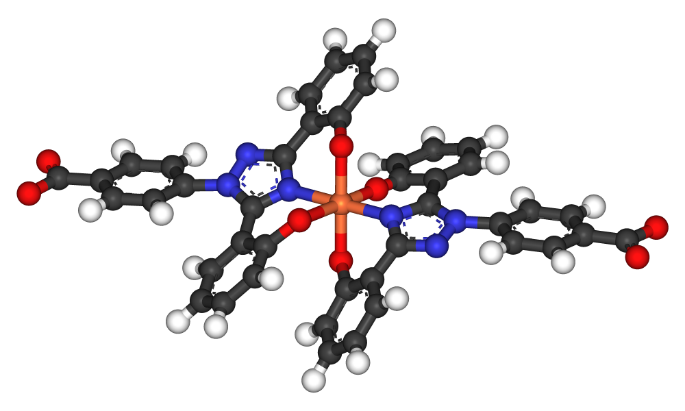 Chelation molecular illustration